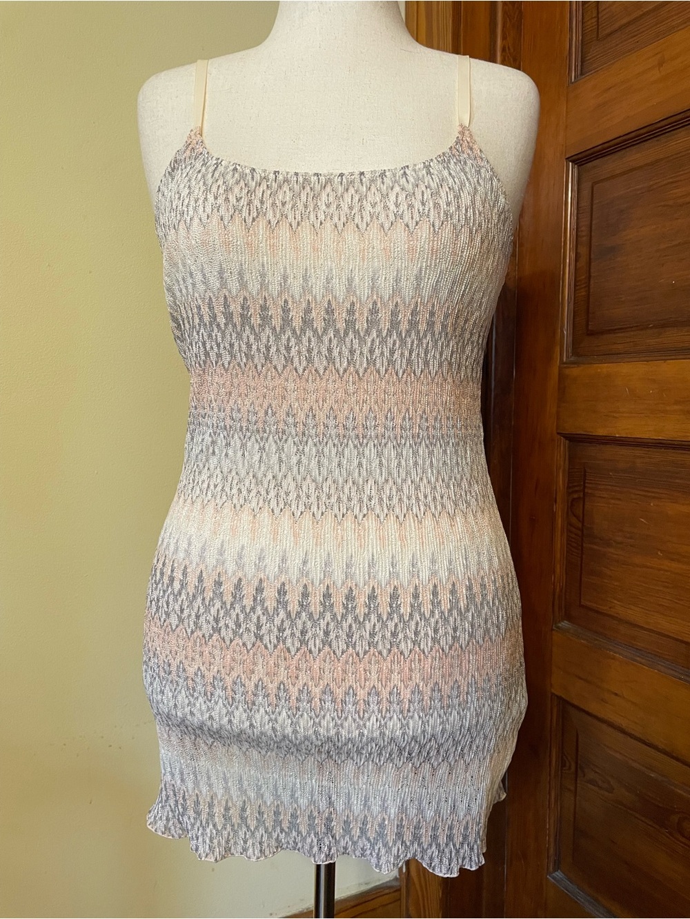 Free People Striped Knit Cami Dress